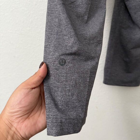 Lululemon Heathered Black On The Fly 28 Inseam Jogger Pants Womens Size 6 - Picture 5 of 6